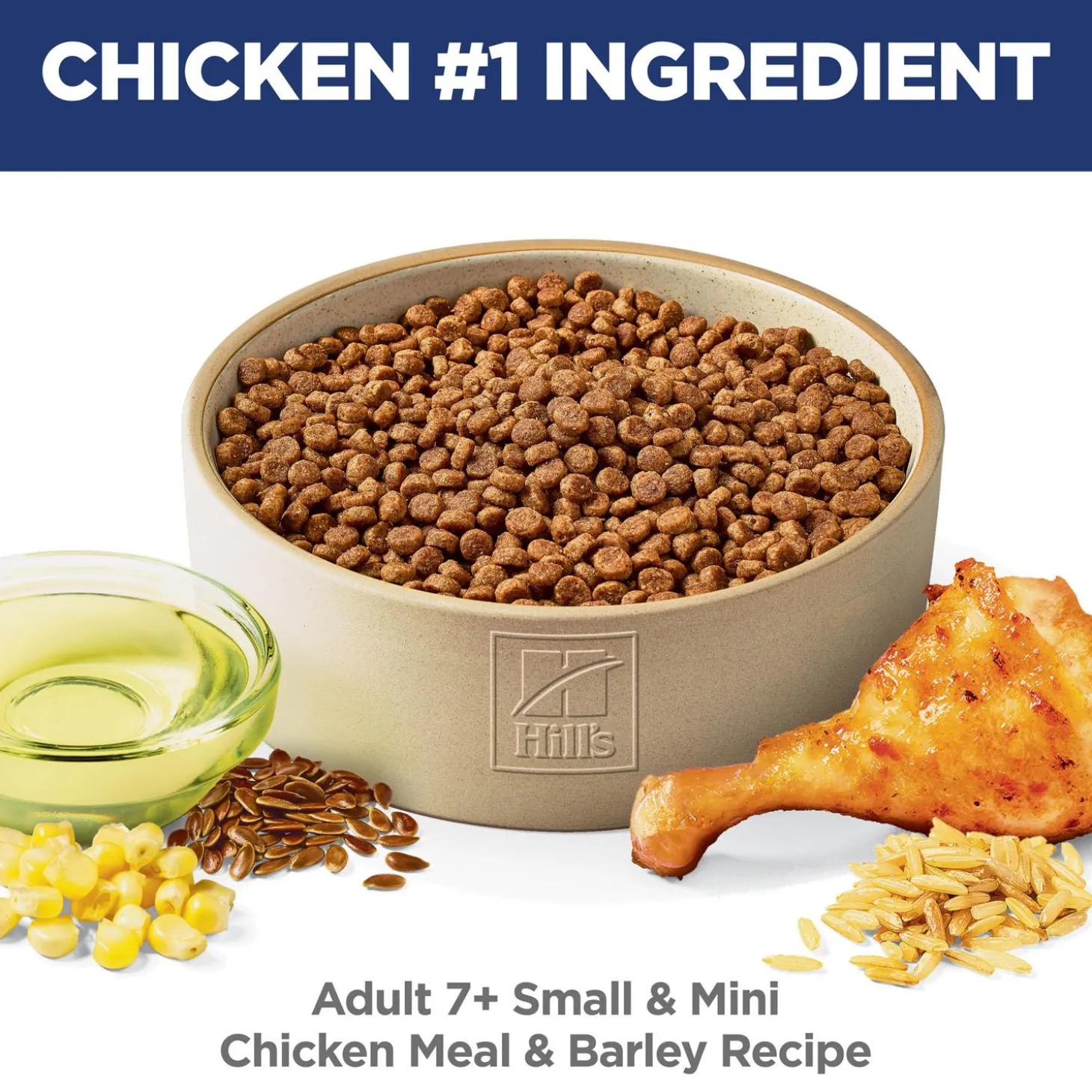 Small Paws Chicken Meal, Barley & Brown Rice Recipe Adult 7+ Dog Food