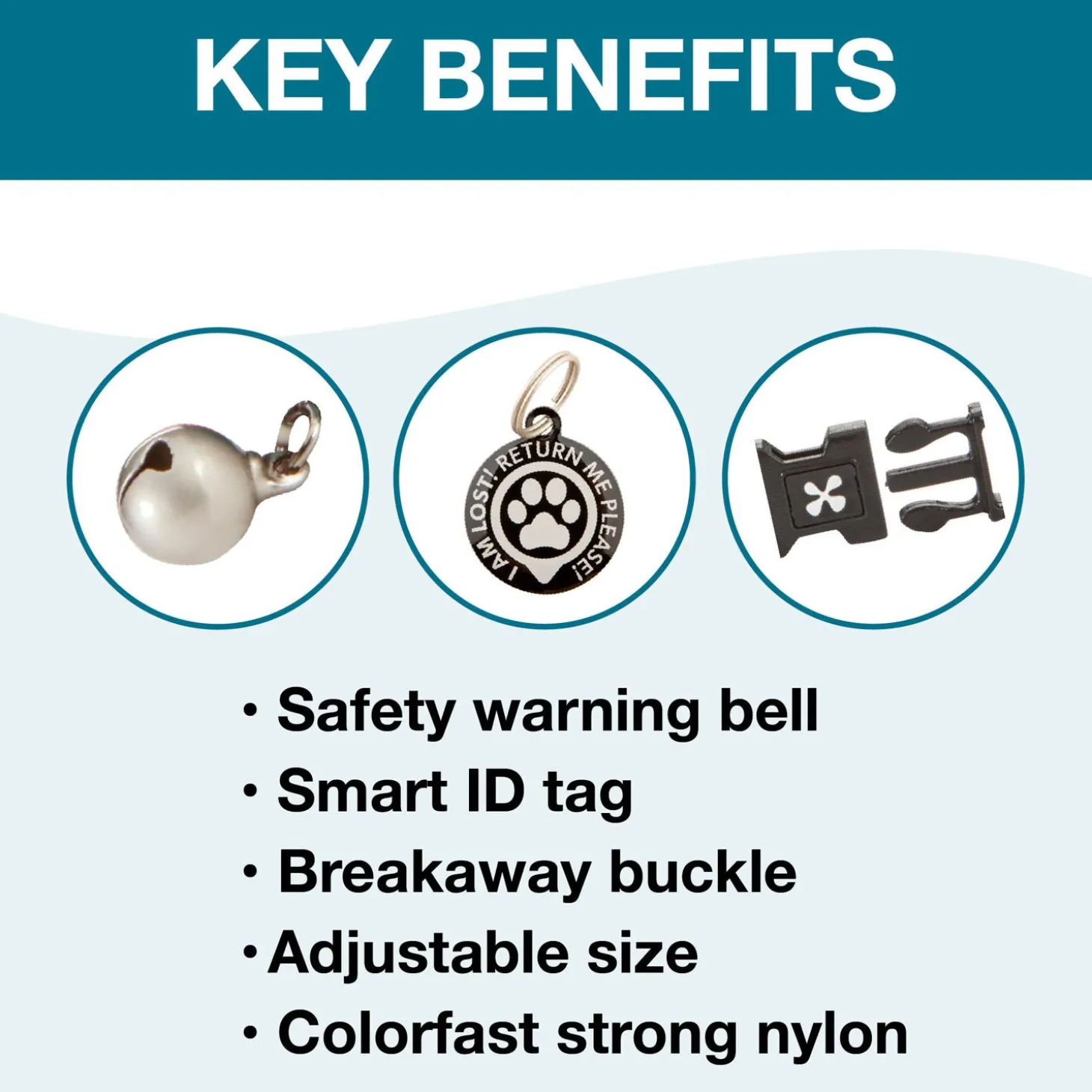 Smart ID Cherry Bloom Cat Collar