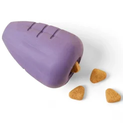 Smart Stuffablz Hide a Treat Purple Dog Toy