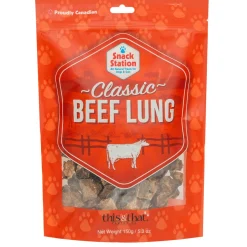 Snack Station Beef Lung Dog Treats