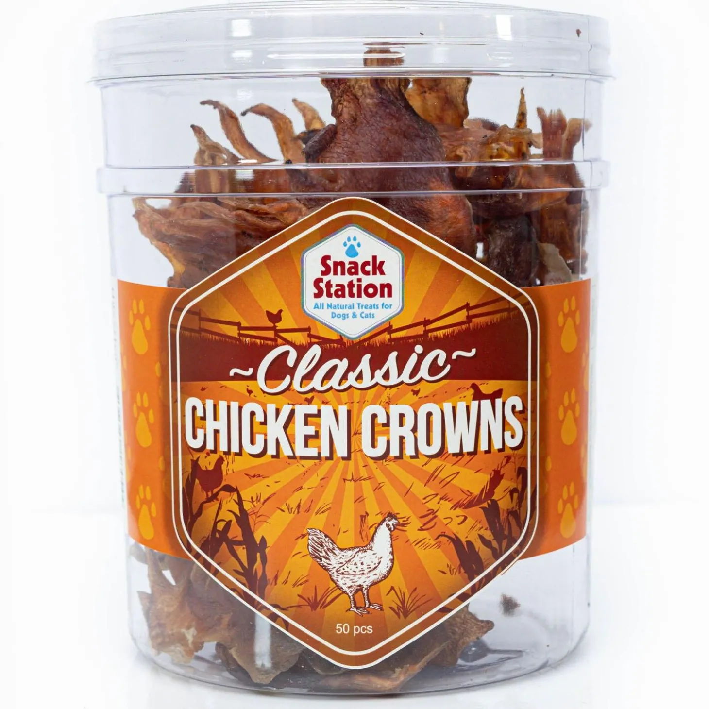 Snack Station Classic Chicken Crowns Dog & Cat Treats
