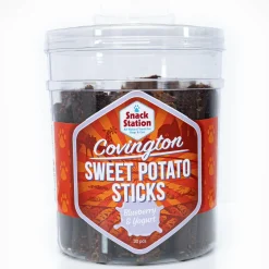 Snack Station Covington Sweet Potato Sticks Blueberry & Yogurt Flavour Dog Treats