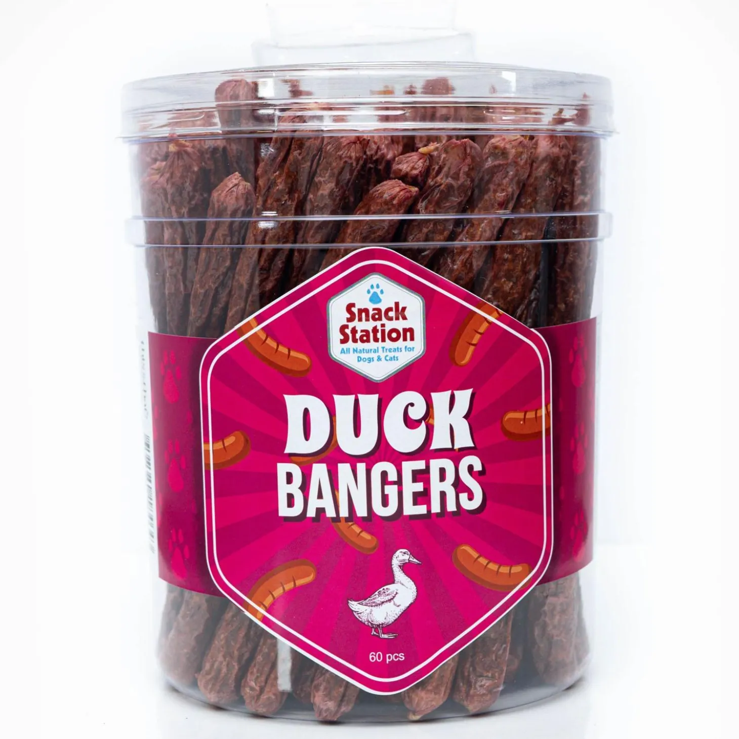 Snack Station Duck Bangers Dog Treats