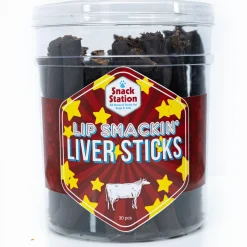 Snack Station Lip Smackin' Liver Sticks Dog Treats