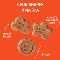 Soft Chews with Natural Creamy Peanut Butter Dog Treats