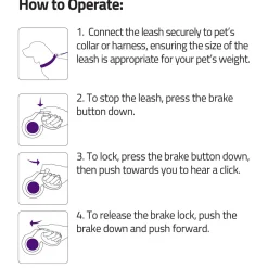 Soft Grip Ribbon Tape 16ft Retractable Black Dog Leash