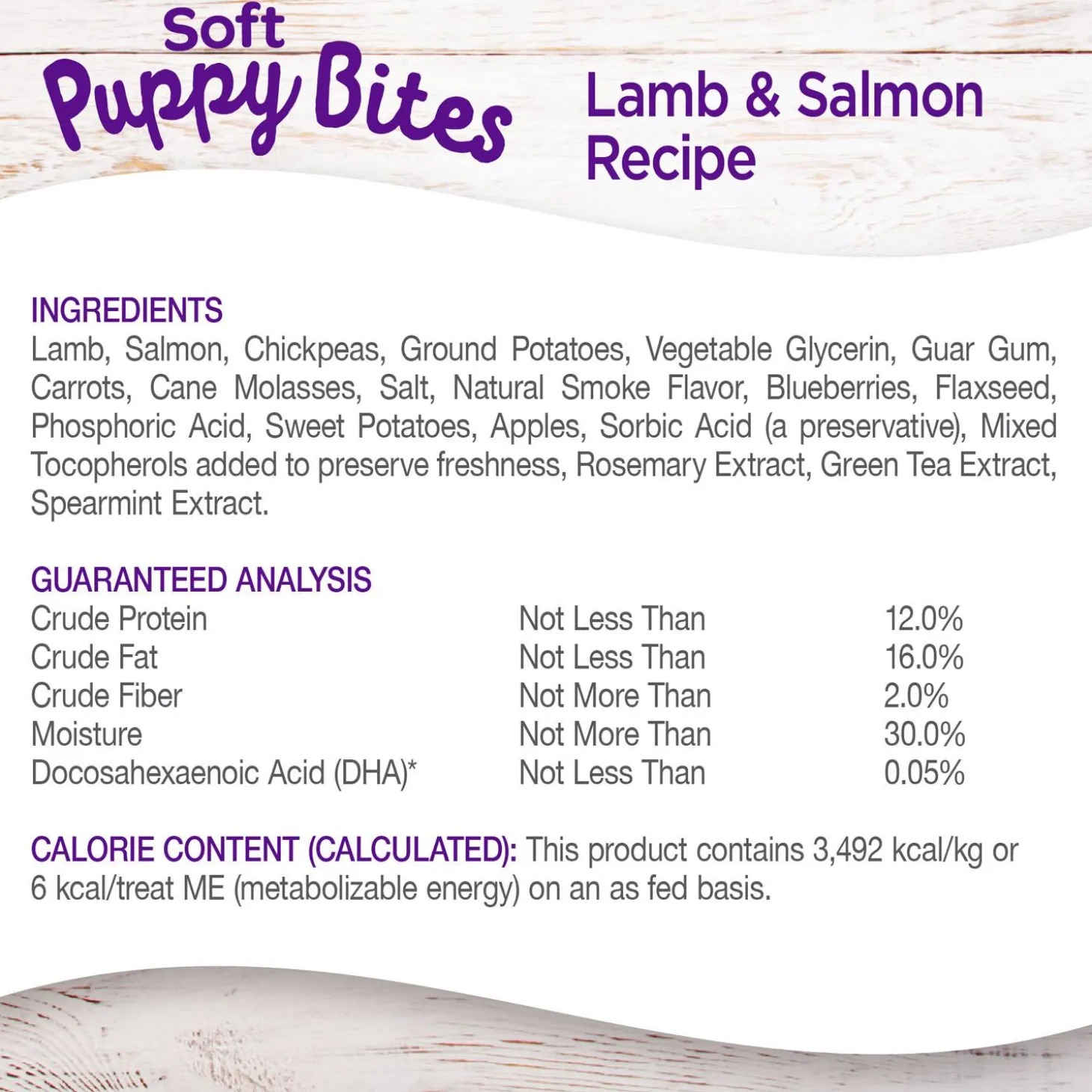 Soft Puppy Bites Lamb & Salmon Recipe Puppy Treats