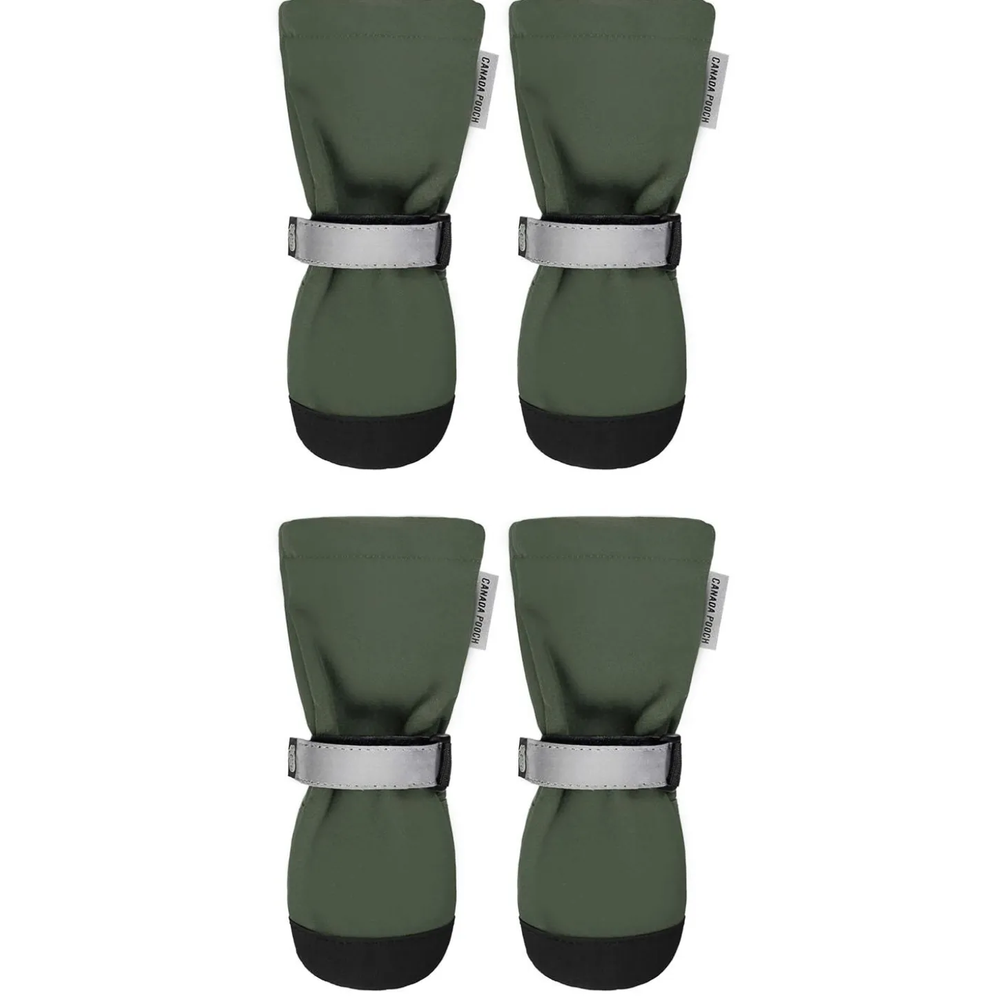 Soft Shield Army Green Dog Boots