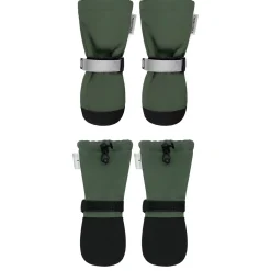 Soft Shield Army Green Dog Boots