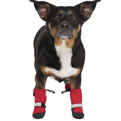 Soft Shield Red Reflective Boots