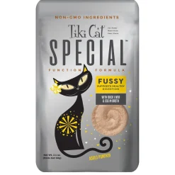 Special FUSSY with Duck Liver & Egg in Broth Cat Food