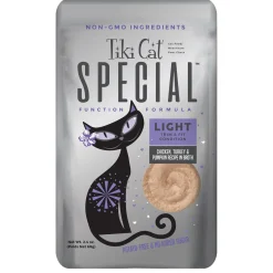 Special LIGHT Chicken, Turkey & Pumpkin Recipe in Broth Cat Food