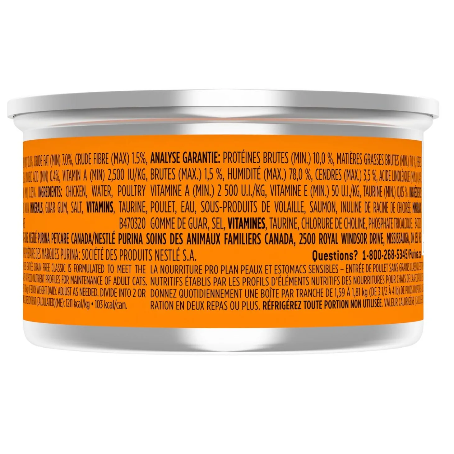 Specialized Classic Sensitive Skin & Stomach Chicken Entree Adult Cat Food