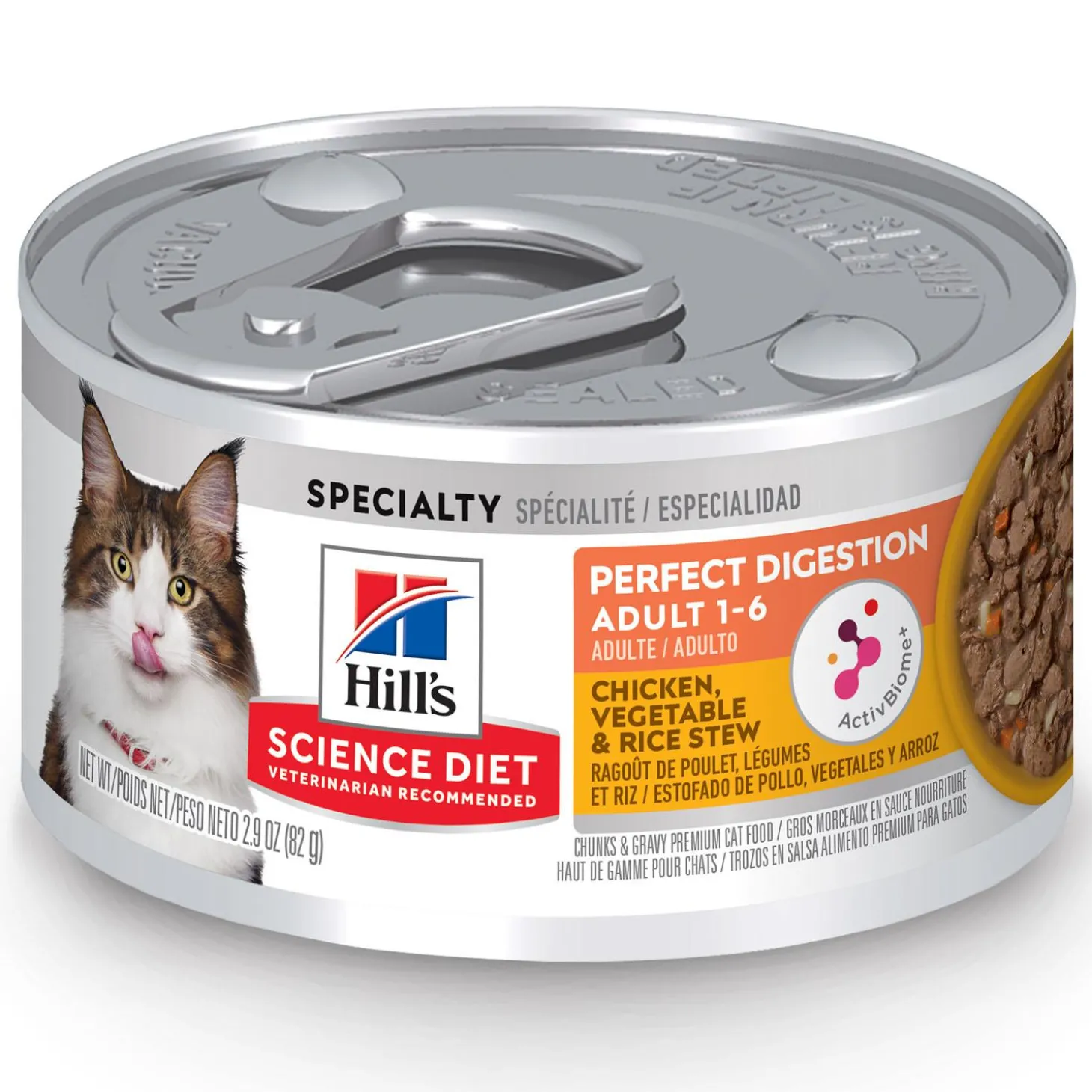 Specialty Perfect Digestion Chicken, Vegetable & Rice Stew Adult Cat Food
