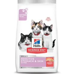 Specialty Sensitive Stomach & Skin Salmon & Brown Rice Recipe Kitten Cat Food