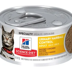 Specialty Urinary Hairball Control Savoury Chicken Entree Adult Cat Food