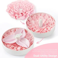 Spin Accessories Medium Level Pink Blossom Snuffle Mat