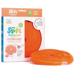 Spin Accessories Medium Level Orange Flying Disc Lick Mat
