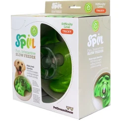 SPIN Interactive Feeder UFO Maze Green - Tricky Level