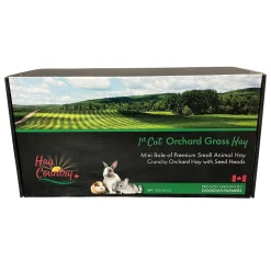 1st Cut Orchard Grass Hay Mini Bale Small Animal Hay