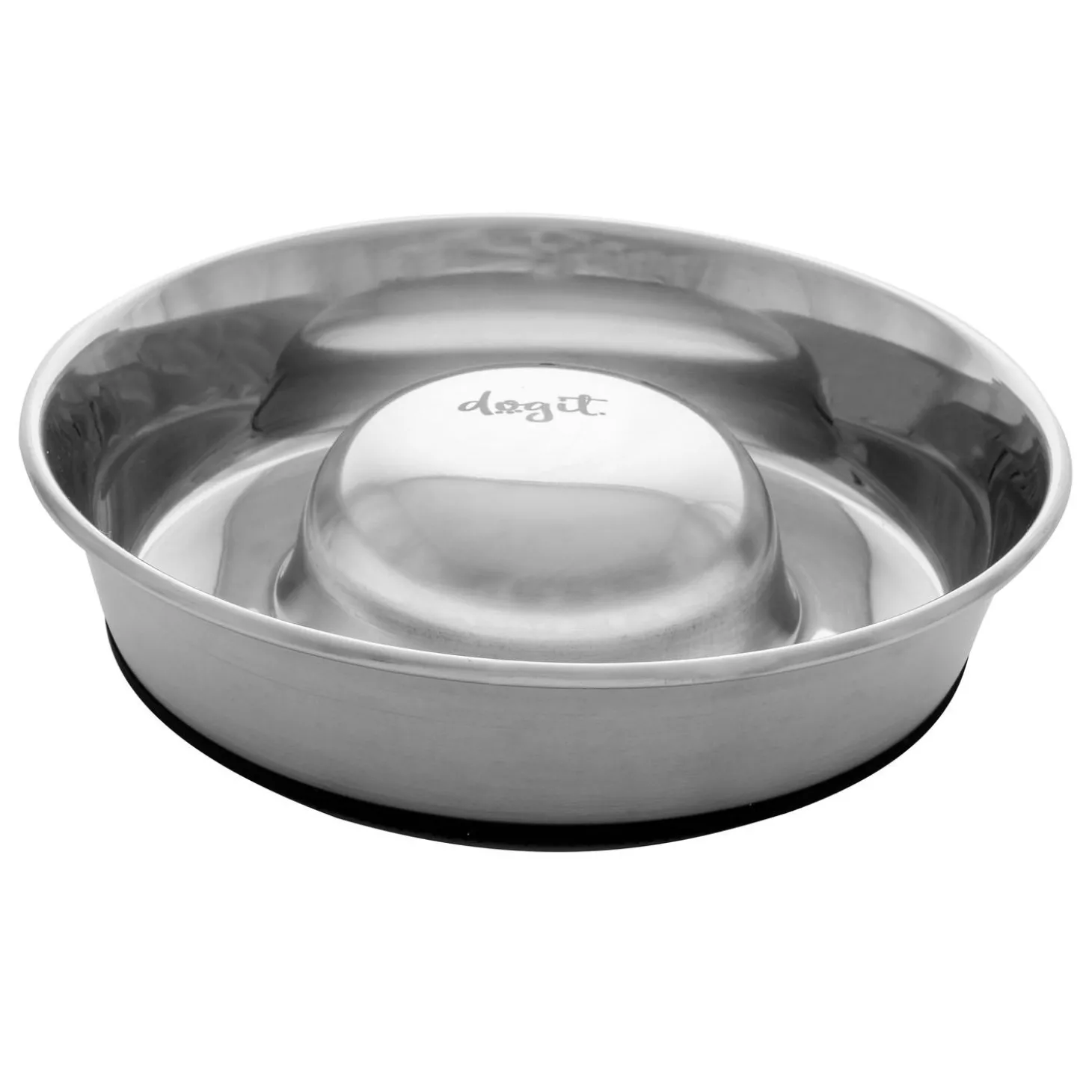 Stainless Steel Non-Skid Slow Feed Dog Bowl