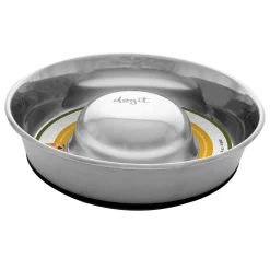 Stainless Steel Non-Skid Slow Feed Dog Bowl