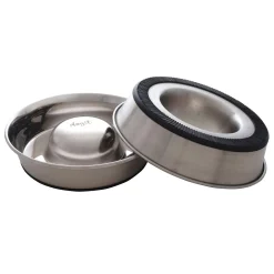 Stainless Steel Non-Skid Slow Feed Dog Bowl