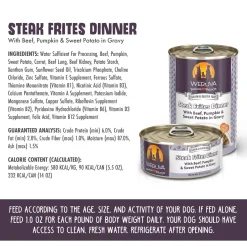Steak Frites with Beef, Pumpkin & Sweet Potato Dog Food