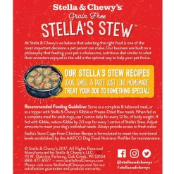 Stella's Stew Cage-Free Chicken Recipe Dog Food
