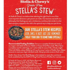 Stella's Stew Grass-Fed Beef Recipe Dog Food