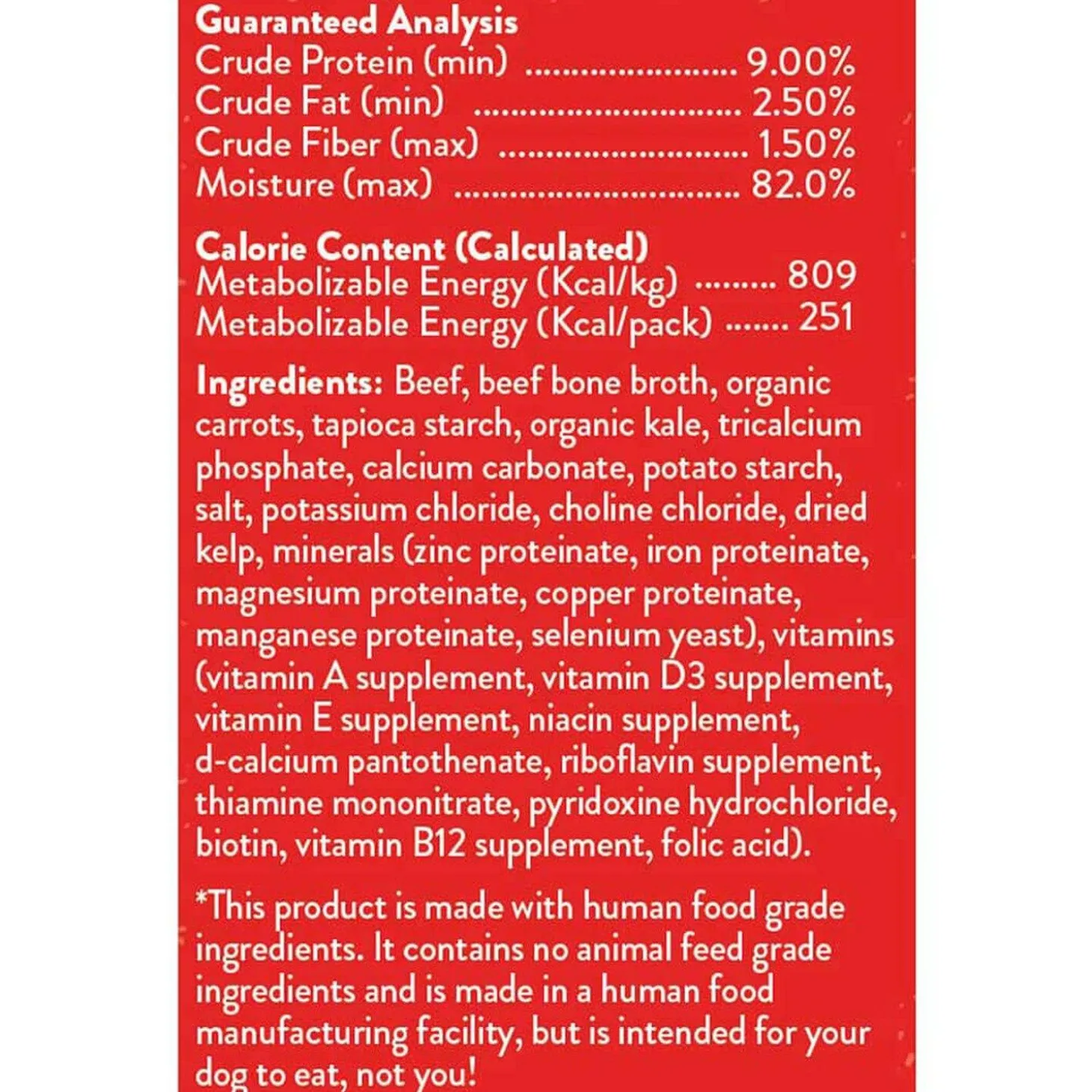 Stella's Stew Grass-Fed Beef Recipe Dog Food