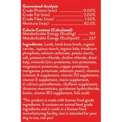 Stella's Stew Grass-Fed Lamb Recipe Dog Food