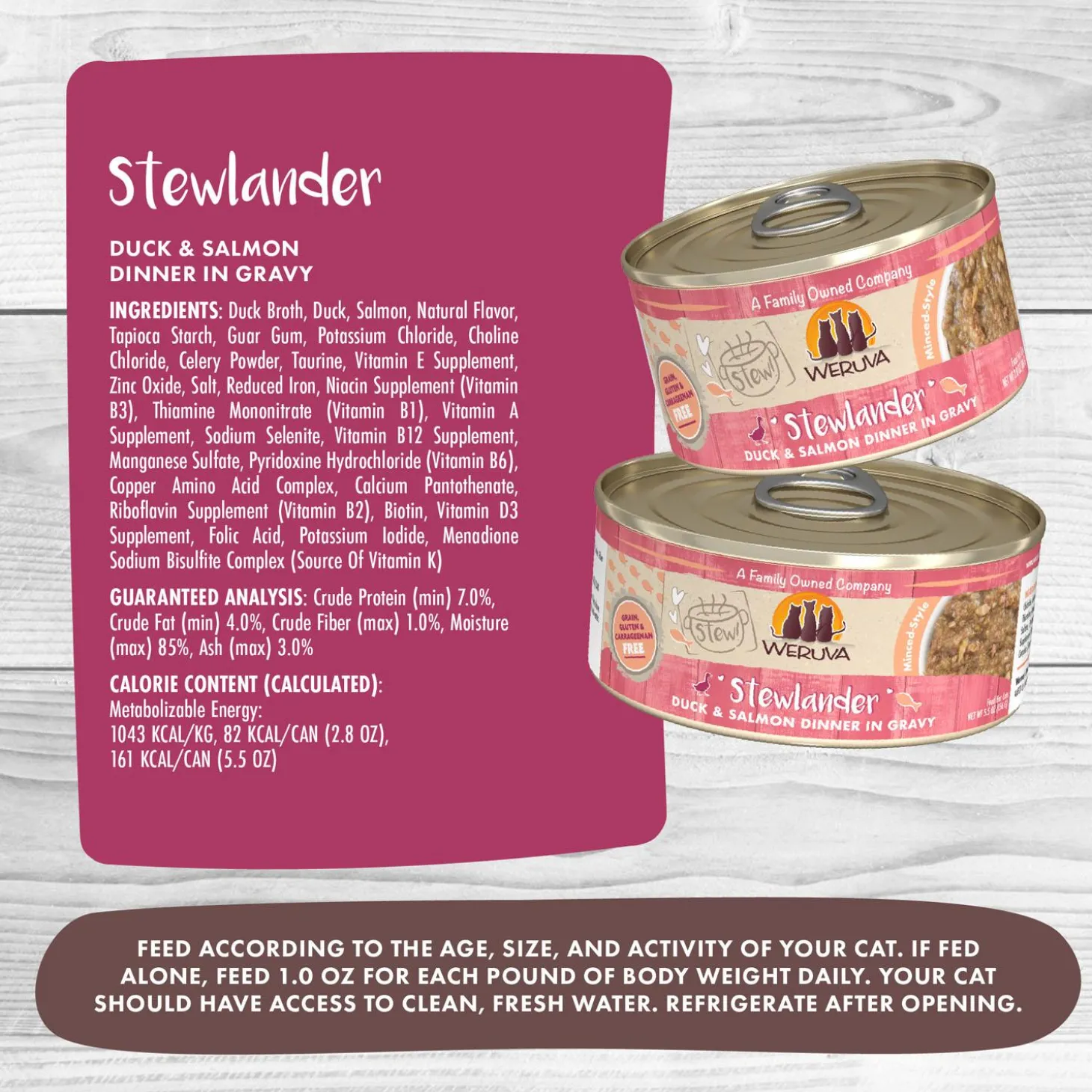 Stew! Stewlander Duck & Salmon Dinner Cat Food