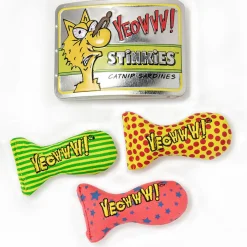 Stinkies Catnip Sardines Tin Cat Toys
