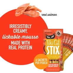 Stix Salmon in Creamy Gravy Cat Treats