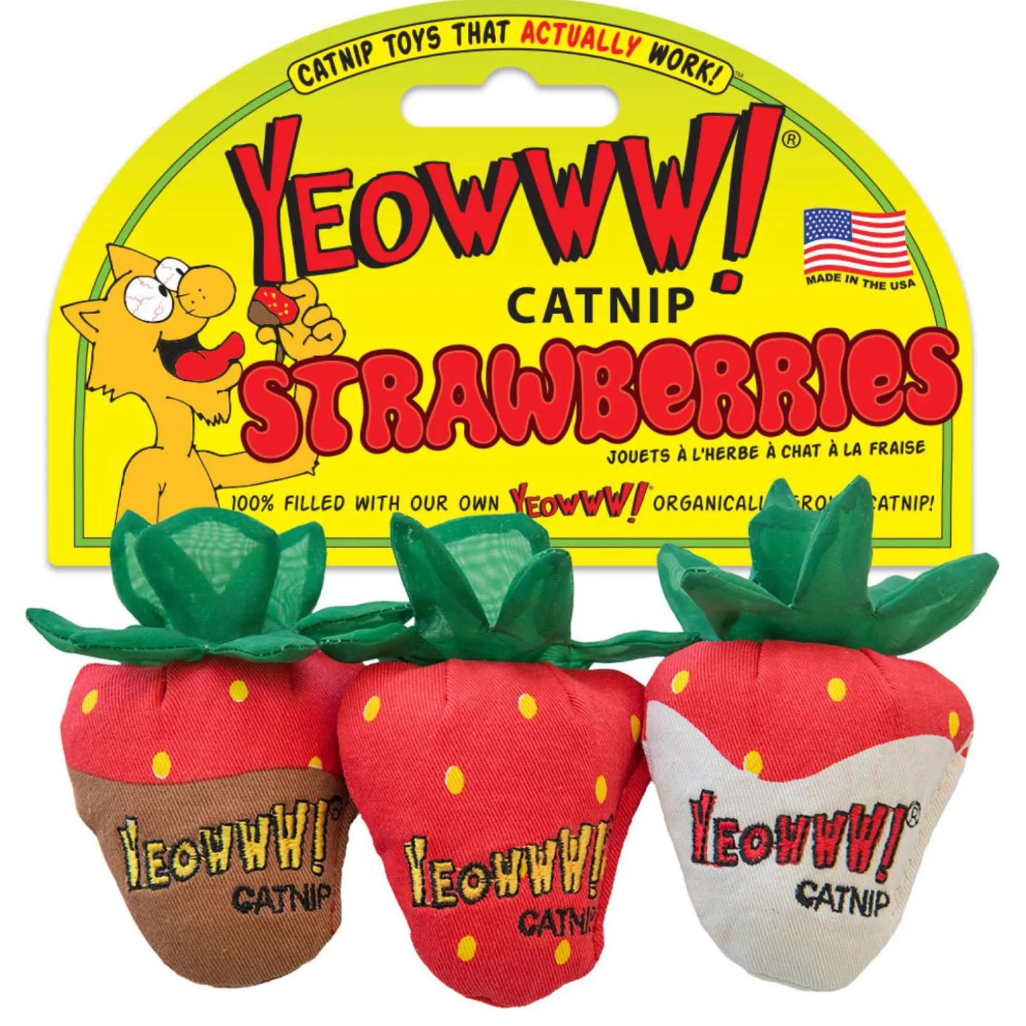 Strawberries Catnip Cat Toys