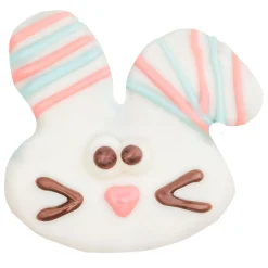 Striped Easter Bunny Dog Treat
