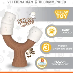Strong Chew Toasted Marshmallow & Peanut Butter Flavour Stick Dog Toy