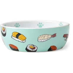Sushi Bowl Teal & White