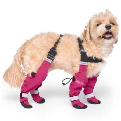 Suspender Long Pink Dog Boots