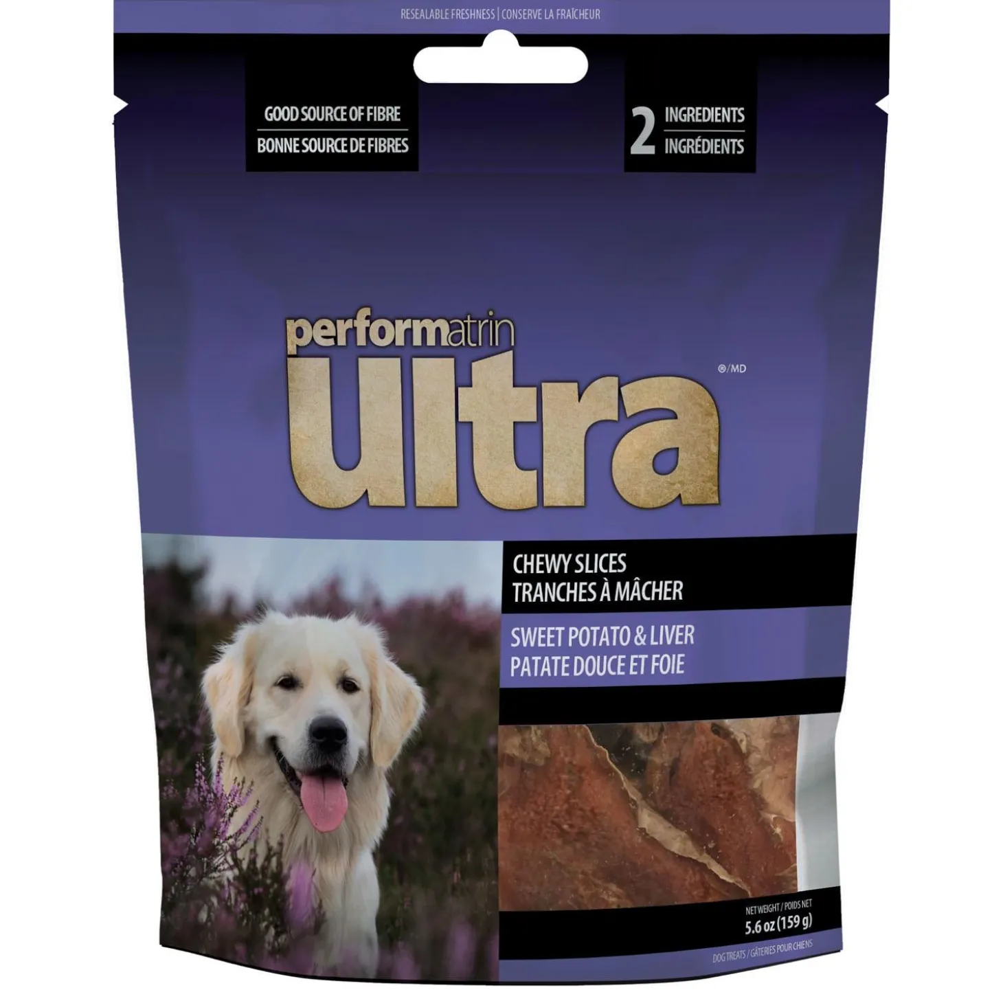 Sweet Potato & Liver Chewy Slices Dog Treats