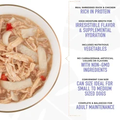 Taste of Asia Peking Duck with Duck in Broth Adult Dog Food