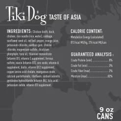 Taste of Asia Peking Duck with Duck in Broth Adult Dog Food