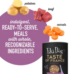 Taste of France Beef, Potatoes & Carrots Burgundy Recipe in Broth Adult Dog Food