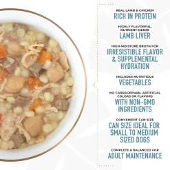 Taste of Greece Lamb, Couscous & Chickpea Recipe in Broth Adult Dog Food