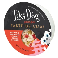 Taste of the World Asia Chicken & Snow Peas Stir Fry Recipe in Broth Adult Dog Food