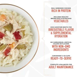 Taste of the World Asia Chicken & Snow Peas Stir Fry Recipe in Broth Adult Dog Food