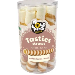 Tasties Waffle Straws Dog Treats