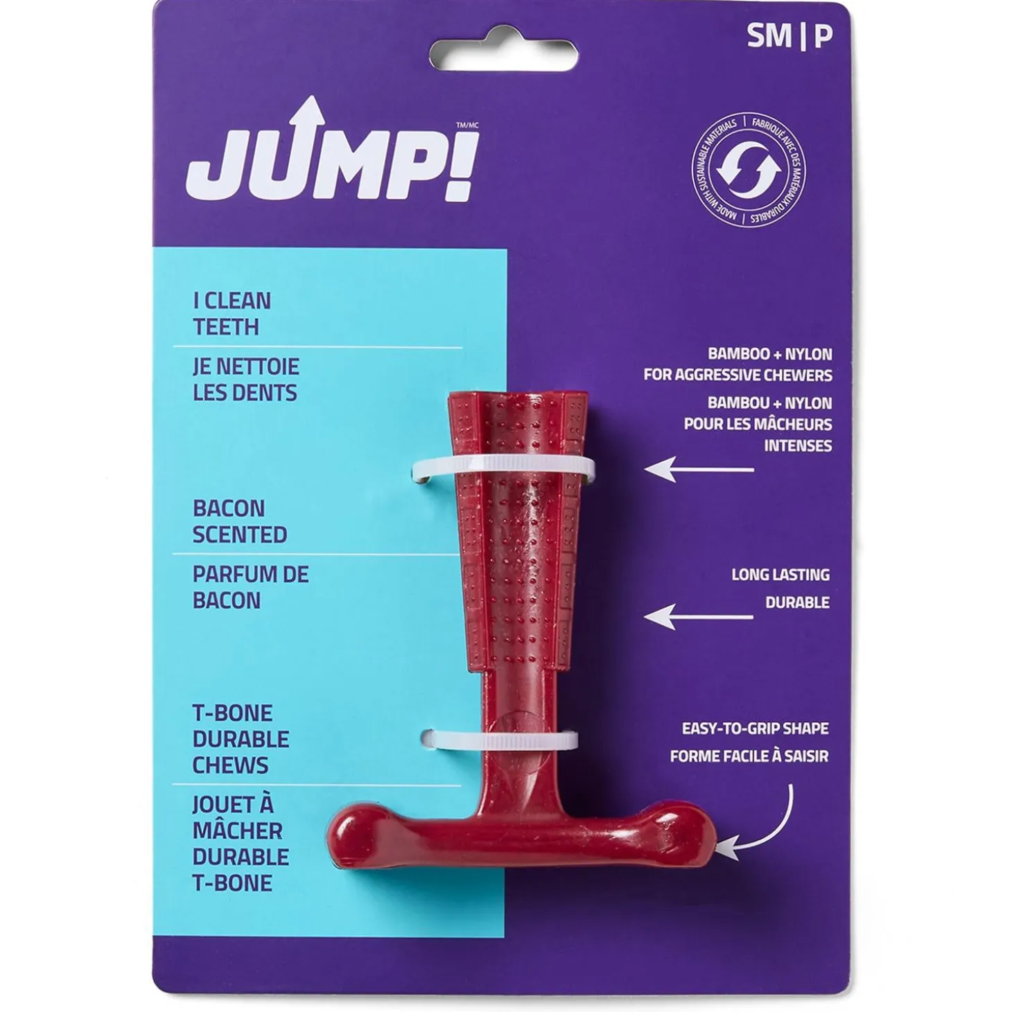 T-Bone Bacon Chew Dog Toy