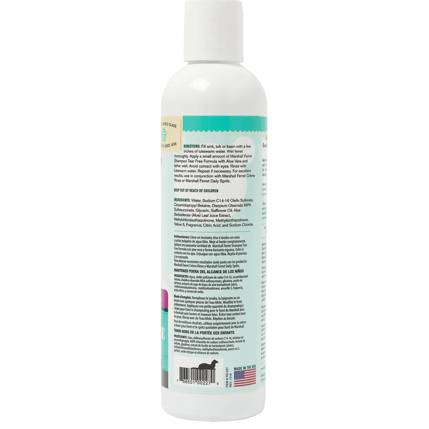 Tear Free Formula Ferret Shampoo